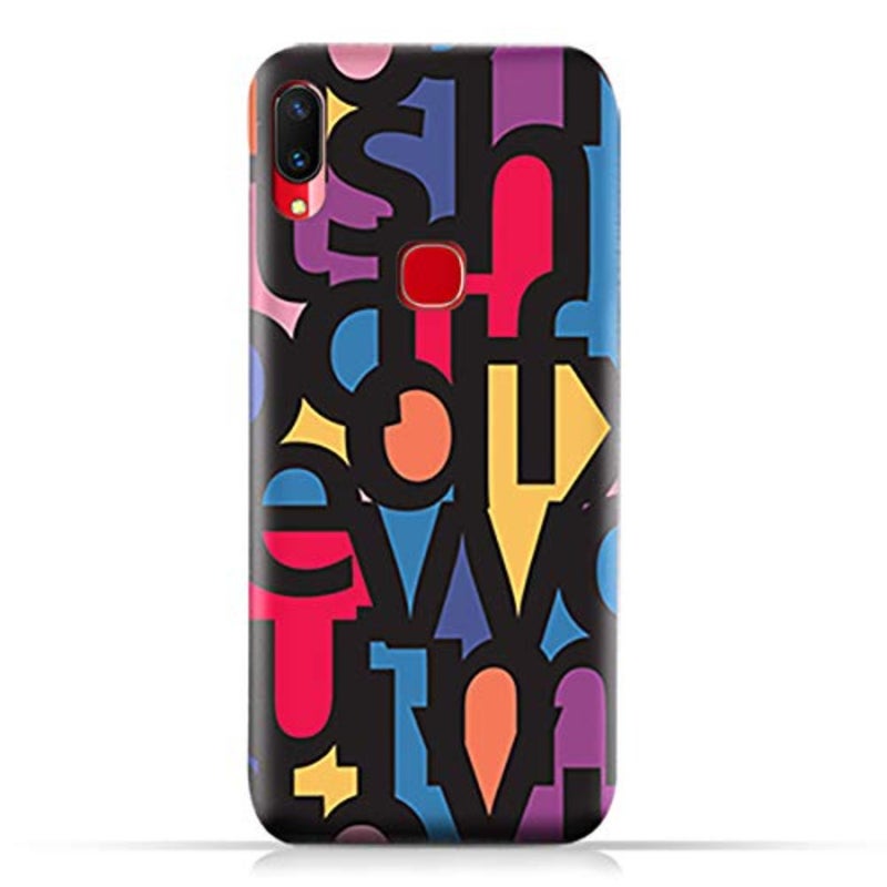 DesignVivo Z1 TPU Silicone Case with Abstract Fonts Pattern - Image 2