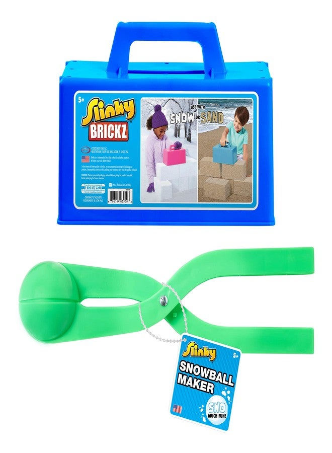 Slinky Just Play The Original Slinky Snowball Maker and Brickz Assortment, Kids Toys for Ages 5 Up - Image 1