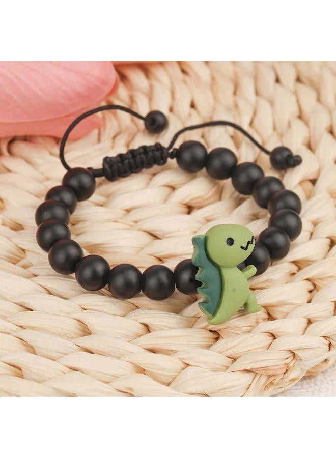 CXLDTE To My Son Bracelet Gifts from Mom, Teen Boy Gifts, Dinosaur Bracelet First Day of Kindergarten Pre k Graduation Birthday Decorations Gift Ideas for Teenage Boys Kids 5 6 7 8 9 10 11 12 Year Old - Image 4