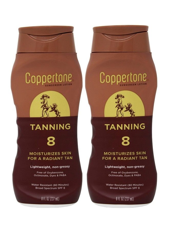Coppertone Sunscreen Lotion Spf 8 (8 Fl Oz) (Pack Of 2) - Image 2