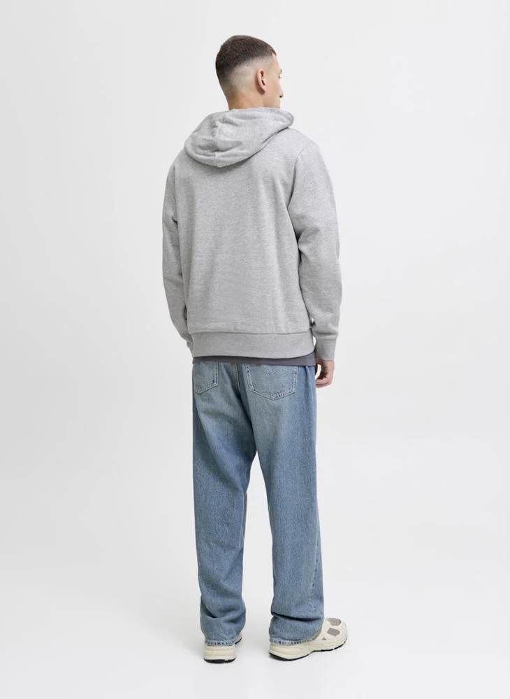 JACK & JONES Text Print Pullover Hoodie