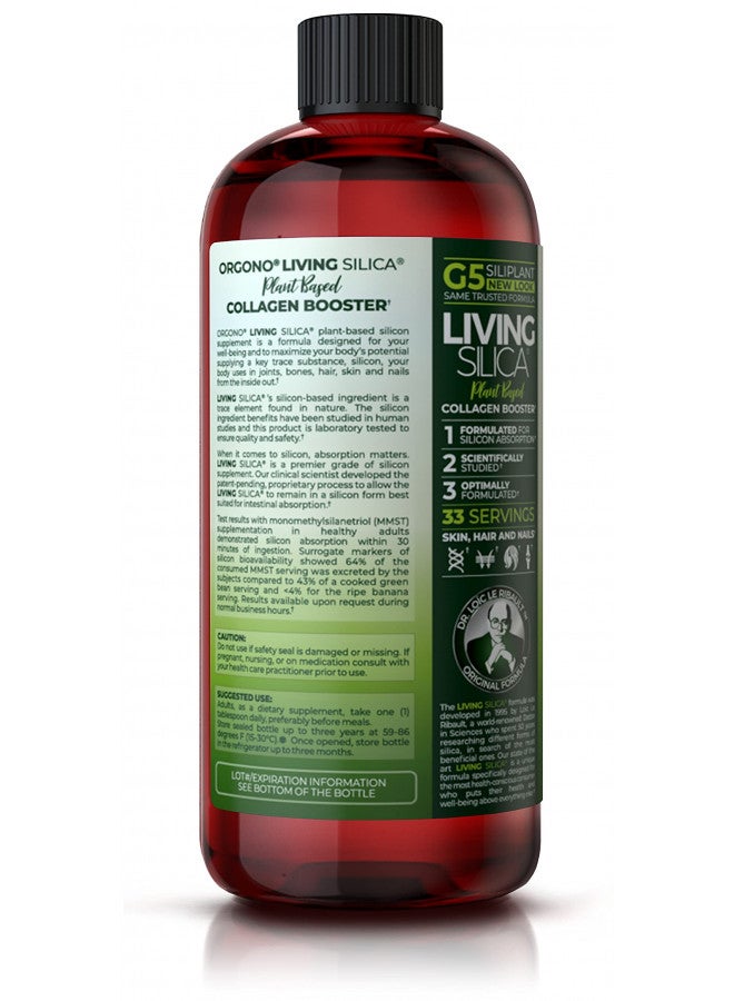 Orgono Living Silica Living Silica Plant Based Collagen Booster | Vegan Collagen Booster | Supports Healthy Collagen and Elastin Production for Joint & Bone Support, Glowing Skin, Strong Hair & Nails 500 ml - Image 2