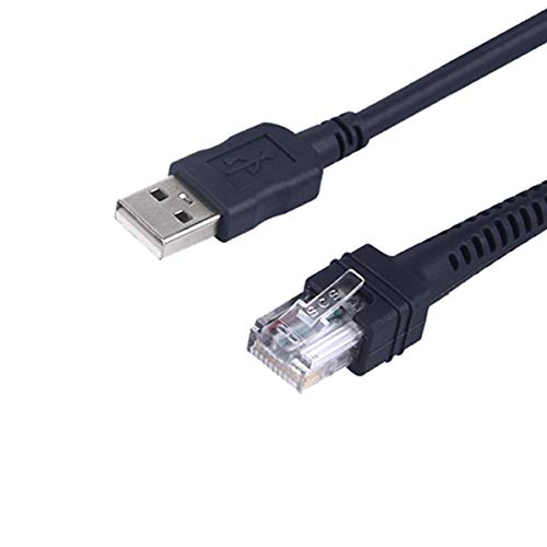 JacobsParts USB Cable 6 Feet for Symbol Barcode Scanner LS2208 LS2208AP LS4208 LS1203 LS4328 LS9208 CBA-U01-S07ZAR - Image 1