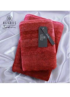RIZARIES Luxury Couple Bathroom Set - 2 Bathrobes with Slippers and 2 Towel Sets - Unisex  - Image 3