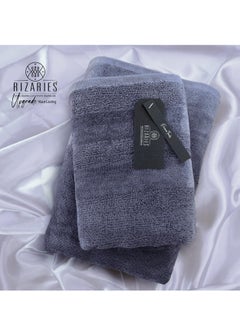 RIZARIES Luxury Couple Bathroom Set - 2 Bathrobes with Slippers and 2 Towel Sets - Unisex  - Image 5