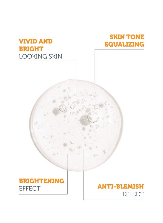 the purest solutions - Brightening & Lightening Vitamin C Serum (10% Ascorbic Acid & 0.5% Ferulic Acid) - Revitalize & Renew Dull Skin - Anti-Aging Care & Anti-Stress Care - Vegan (1 Fl. Oz) - Image 1