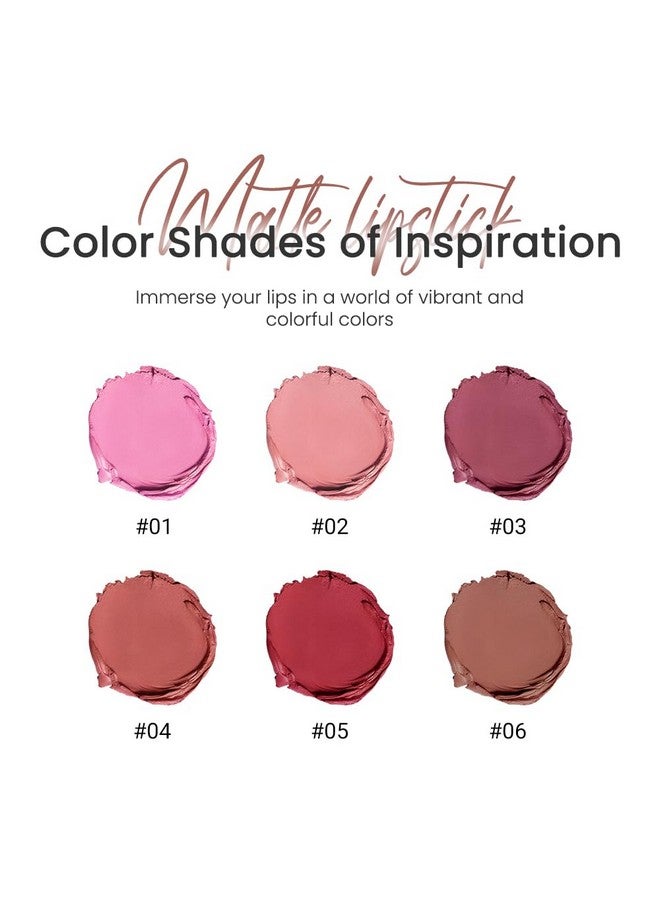 CAKAILA Nude Lipstick Matte Sets,Light To Dark Velvet Lipstick For Women Long Lasting Waterproof 24 Hours Lip Stick Lip Stain Makeup Gift Sets,Labiales Mate 24 Horas Originales - Image 4