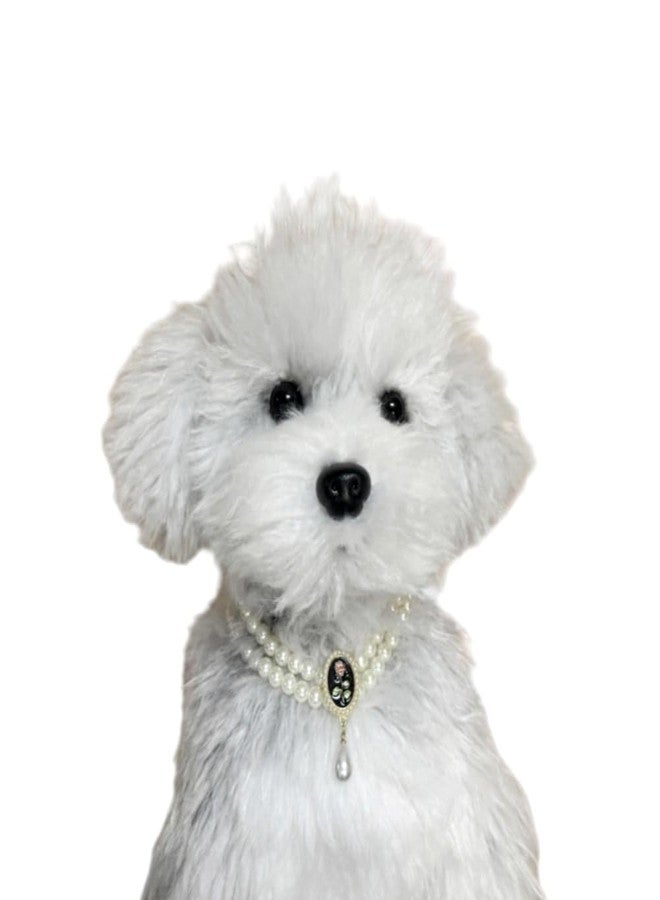 MITOCAPY Dog Pearls Necklace - Handmade Bling Cat Wedding Collar - Jewelry for Small Dogs Puppy Chihuahua Yorkie Girl Dog Costume Outfits Accessories - Image 2