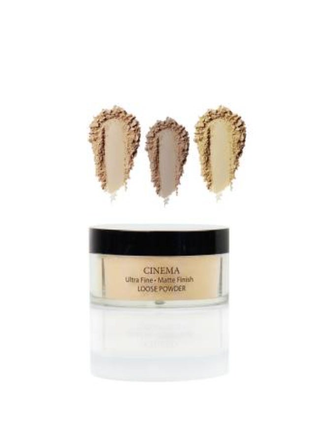 Delfy Cinema Ultra Fine Matte Finish Loose Powder Color 40 30g - Image 4