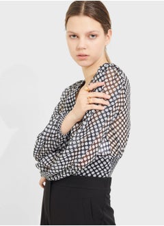 Adl Printed Mesh Top  - Image 3