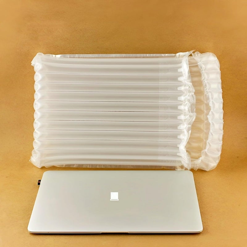 Airpro 10 حزمة أكياس واقية قابلة للنفخ للكمبيوتر المحمول مع مضخة يدوية. تناسب أجهزة الكمبيوتر المحمولة من 14-16 بوصة، حماية من السقوط بزاوية 360 درجة. بديل لصندوق شحن الكمبيوتر المحمول مثالي للشحن والسفر - Image 1