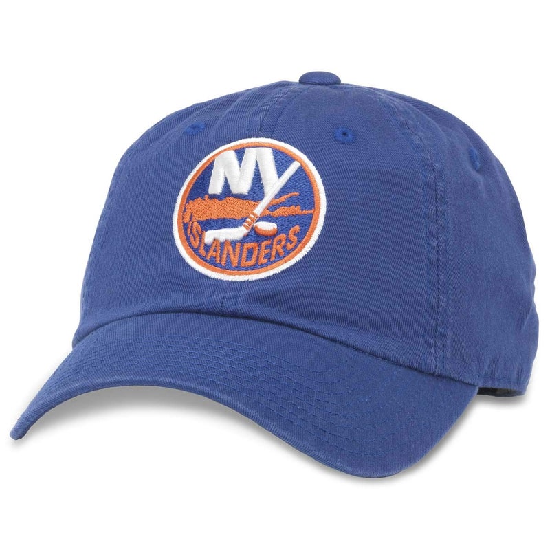 AMERICAN NEEDLE Blue Line Officially Licensed NHL Team Dad Hat, New York Islanders, Royal (40742A-NYI-ROY) - Image 2