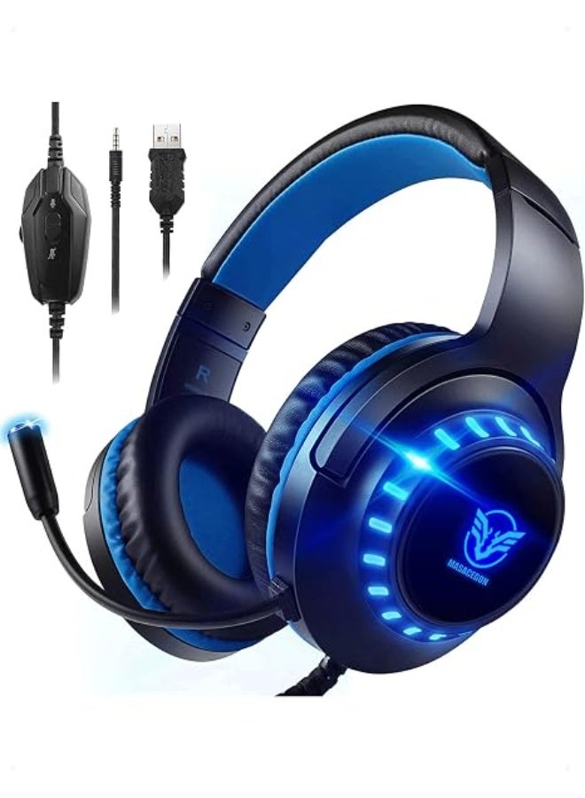 pacrate Pacrate Headset For PS4 Pc Xbox One S X Switch Controller Pc Laptop Mac ZB2E521E1611199BCC8A4Z