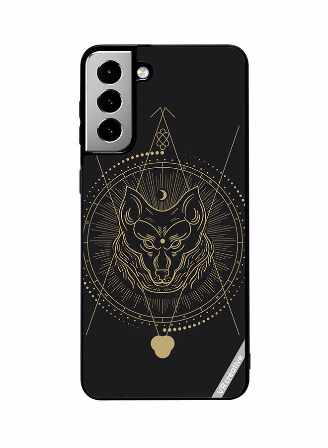 VR CREATIVE Protective Case Cover For Samsung Galaxy S21 FE 5G Wolf Totem Design Multicolour - Image 1
