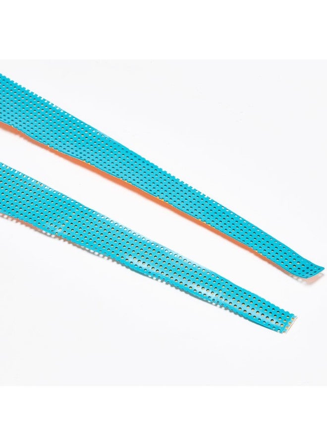 Taan Badminton Racket Grip Tape, Sweat-absorbing, Double-layer Patented Version, 2-pack, Tw090 Black And Light Yellow + Light Blue - Image 5