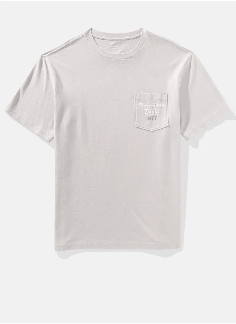 امريكان ايجل Logo Crew Neck T-Shirt