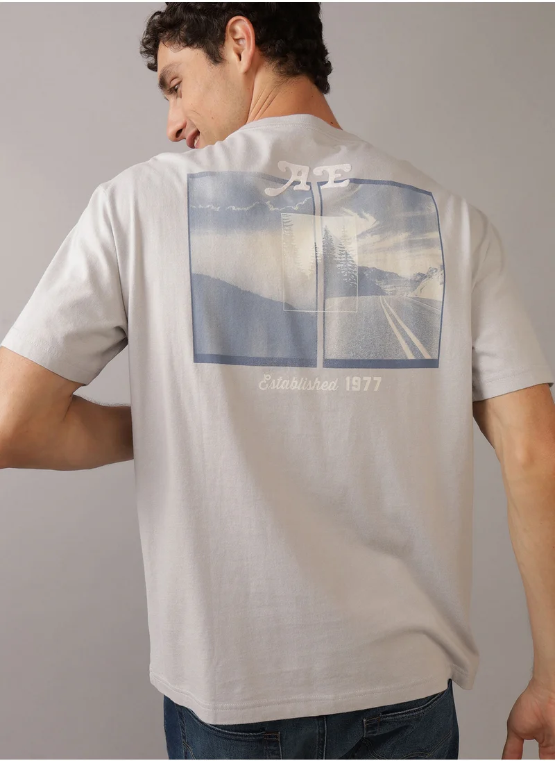 امريكان ايجل Logo Crew Neck T-Shirt