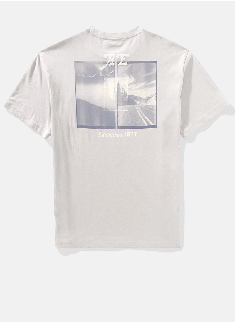 امريكان ايجل Logo Crew Neck T-Shirt