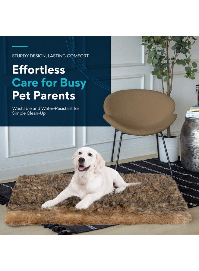 MAVERICK Premium Dog Bed, Orthopedic Dog Bed with High-Grade Memory Foam, Luxurious Faux Fur Sleep Surface, Water-Resistant Liner, Removable & Washable Cover, Non-Slip Bottom for Comfort & Support - Image 2