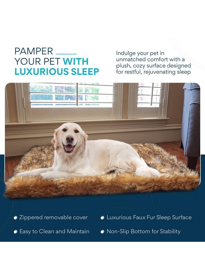 MAVERICK Premium Dog Bed, Orthopedic Dog Bed with High-Grade Memory Foam, Luxurious Faux Fur Sleep Surface, Water-Resistant Liner, Removable & Washable Cover, Non-Slip Bottom for Comfort & Support - Image 5