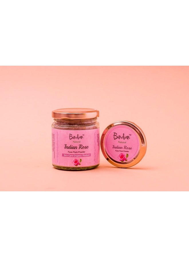 Bindian مسحوق الورد الهندي للرجال والنساء | مسحوق قناع الوجه الطبيعي (100 جرام) - Image 2