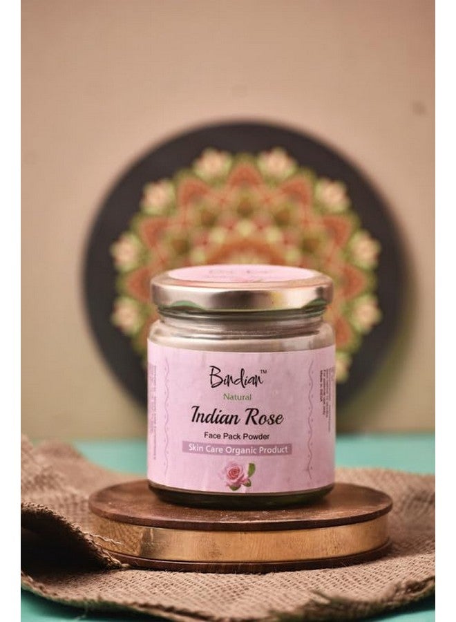 Bindian مسحوق الورد الهندي للرجال والنساء | مسحوق قناع الوجه الطبيعي (100 جرام) - Image 5
