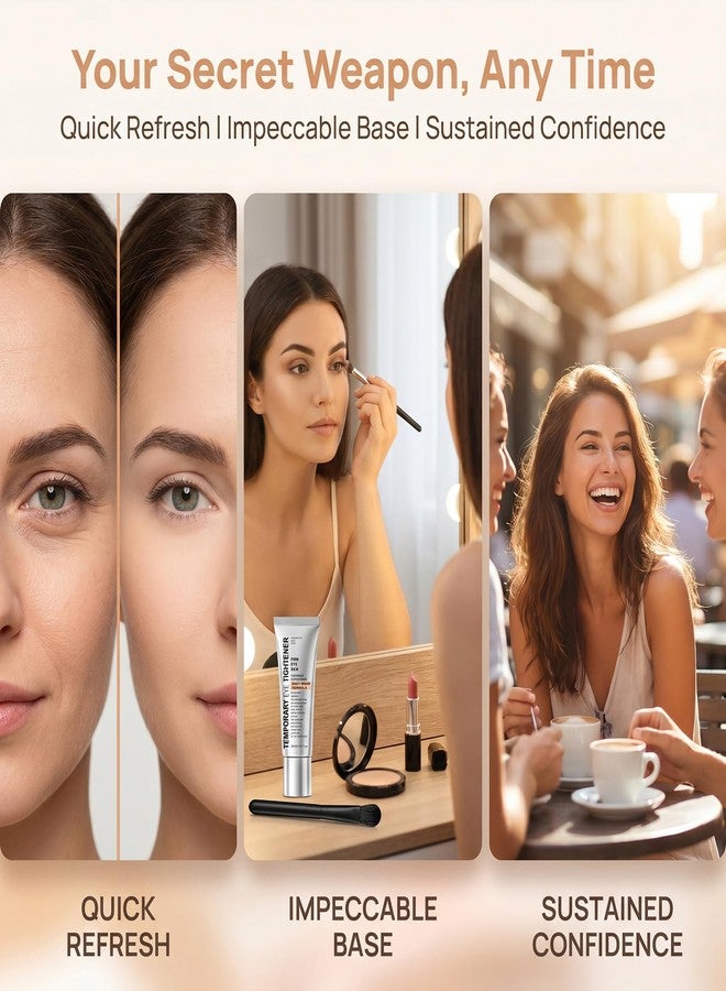 Manoai Perfection Eye Tightener Cream: instant eye tightener & Lifting Cream With Brush For Eye Bags, Wrinkles, Puffiness, Fine Lines, Gentle Skin Care for All Skin Types for women, 2PCS with 2 Brushes - Image 5