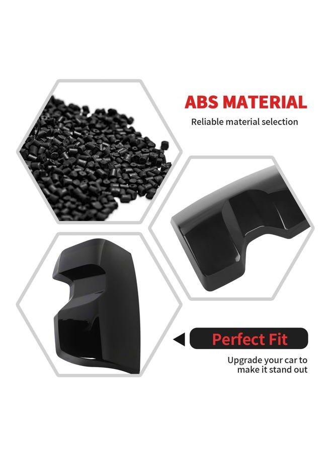 RT-TCZ Smoked Black Tail Light Lamp Cover Guard Trim Decoration Exterior Accessories for Chevrolet Chevy Colorado 2023 2024 2025 - Image 3