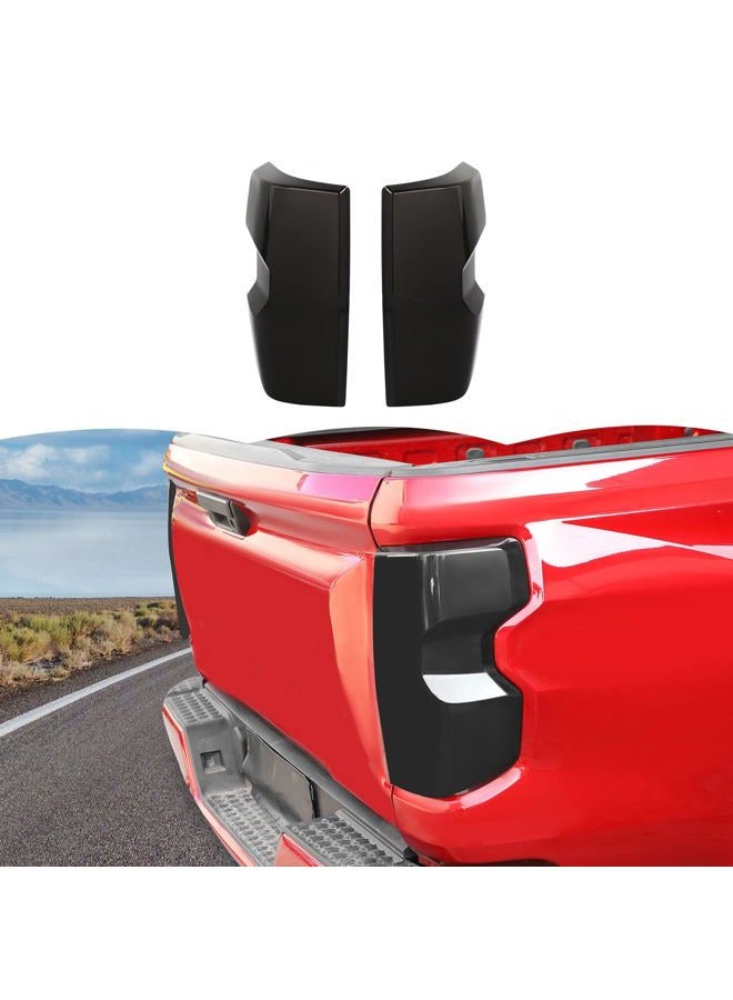 RT-TCZ Smoked Black Tail Light Lamp Cover Guard Trim Decoration Exterior Accessories for Chevrolet Chevy Colorado 2023 2024 2025 - Image 1