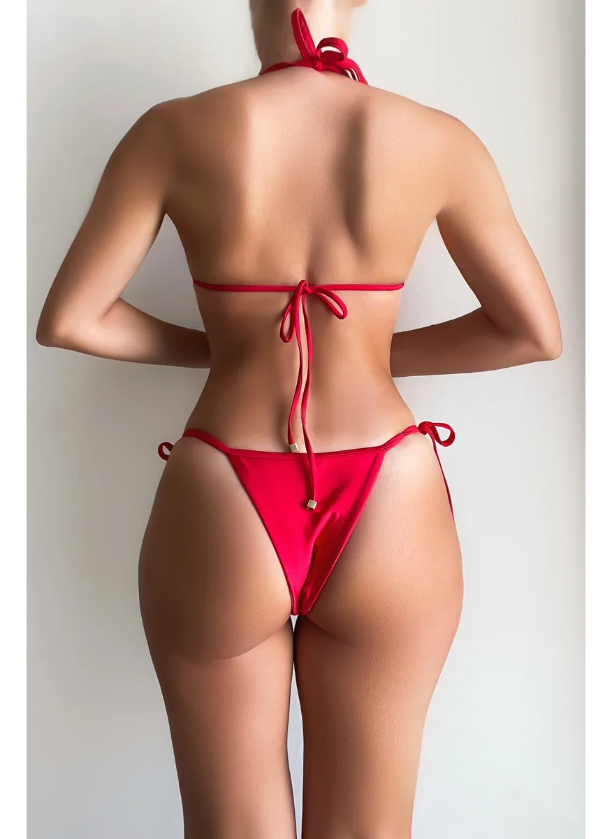 انيتاس Discovered Bikini Red - Bottom