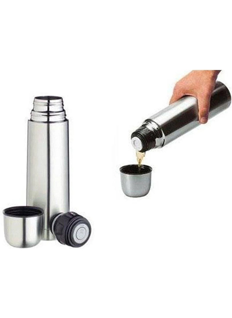 Tamu 750 ml Bullet Thermos Inner and Outer Stainless Steel  - Image 2