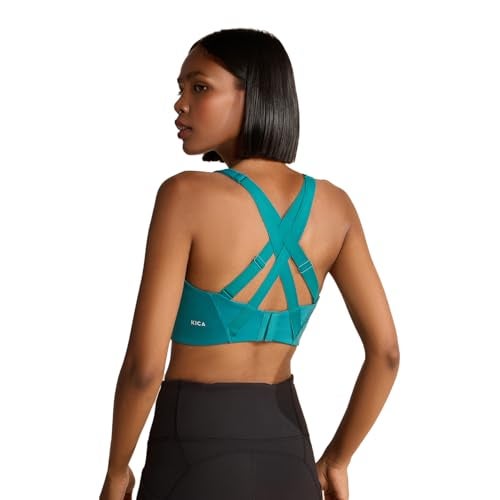 KICA Luxe Limitless High-Impact Full Coverage Sports Bra with Molded Cups Dark Green (3XL) - Image 1