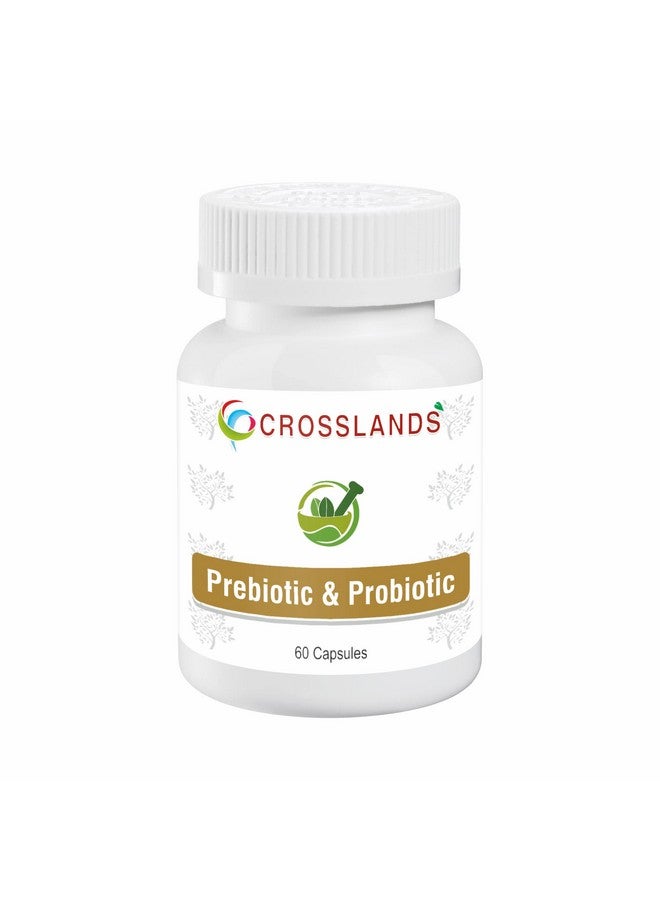 Crosslands Prebiotics And Probiotics Supplement Capsules For Men Women - 60 Capsules (Pack Of 1) - Image 1