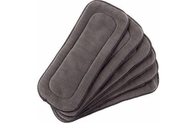Kogar Premium Reusable Layer Bamboo Fiber Charcoal Insert For Nappy Diaper (Set Of 6) - Image 1