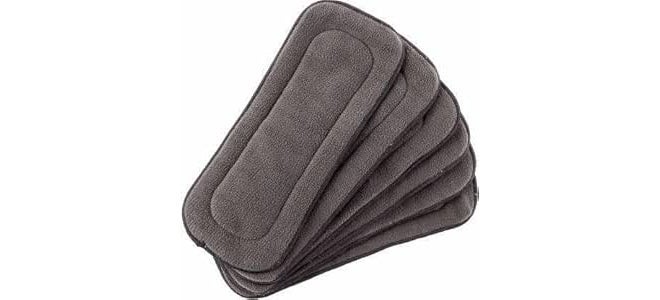 Kogar Premium Reusable Layer Bamboo Fiber Charcoal Insert For Nappy Diaper (Set Of 6) - Image 4