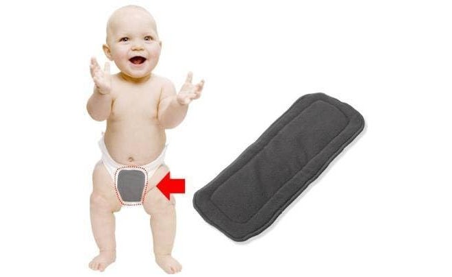 Kogar Premium Reusable Layer Bamboo Fiber Charcoal Insert For Nappy Diaper (Set Of 6) - Image 3