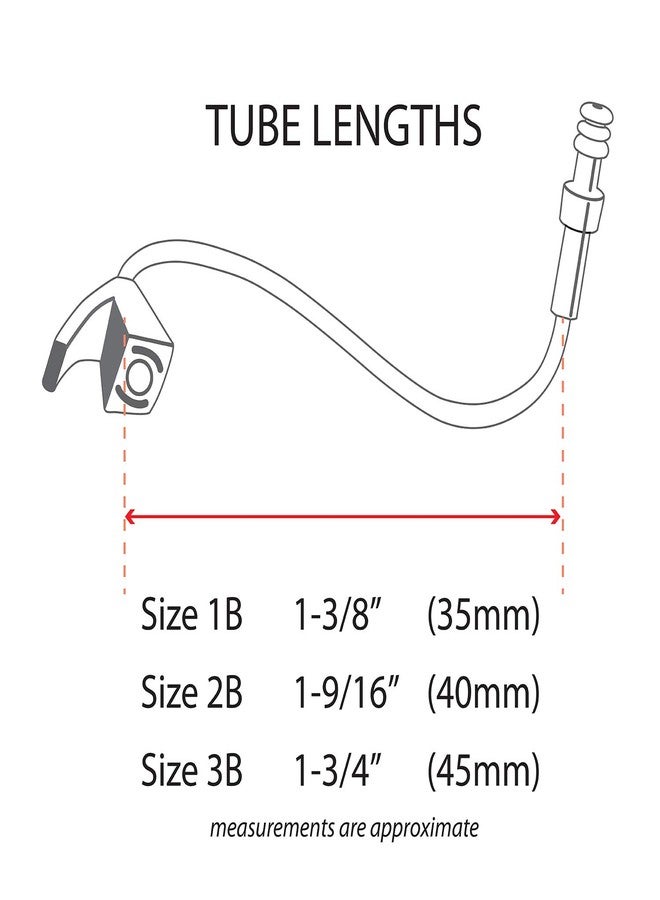 Tweak Hearing Replacement Tubes for Tweak Focus+T and TweakConnect Hearing Amplifiers | Sleeve Tip, Medium (2B) Right - Image 4