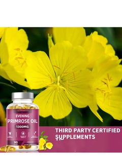 BIYODE High-Performance Evening Primrose Oil Softgels Women's Health Savior 90 Count High Potency Evening Primrose Oil Softgels,1300mg Ultra Concentrated Omega - 6 Supplement Customized  - Image 4