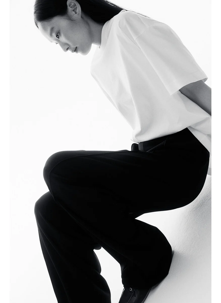H&M High-Waisted Tailored Trousers