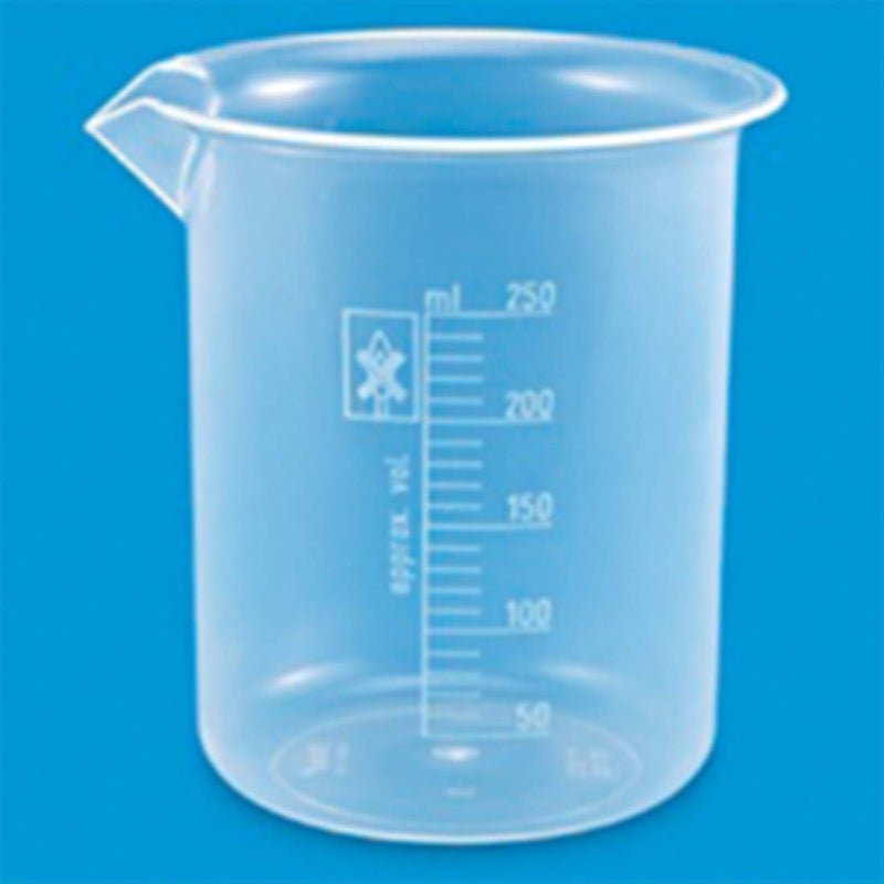 Generic Combo Pack 4pcs 50ml 100ml250ml500ml Plastic Science Beaker Set Measuring Cup Transparent  - Image 2
