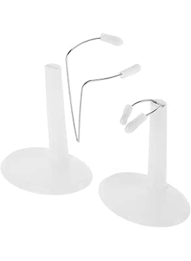 2 Pack Doll Display Stand Holder Support for Bear Action Figure Collectibles - Image 1