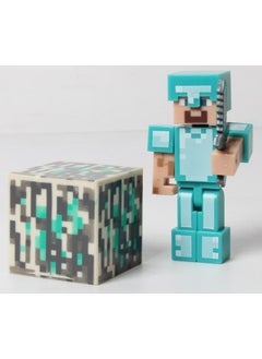 MINECRAFT TK0008-T Minecraft Games Steve Removable Figure Toy 3+ Years  - Image 1