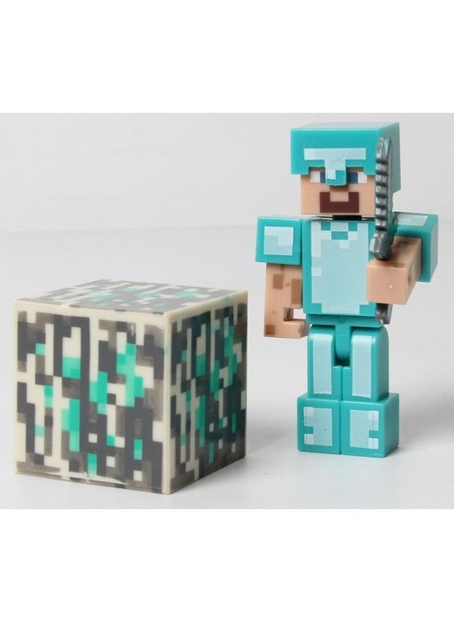 MINECRAFT - TK0008-T Minecraft Games Steve Removable Figure Toy 3+ Years - Image 1