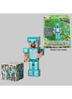 MINECRAFT TK0008-T Minecraft Games Steve Removable Figure Toy 3+ Years  - Image 4