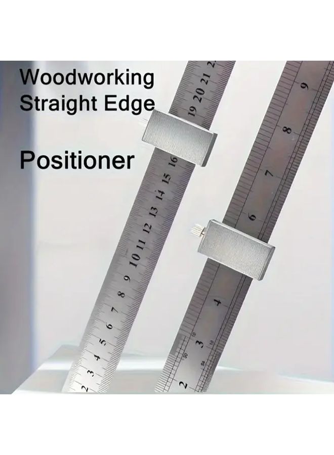 High Precision Carbon Steel Woodworking Angle Ruler 40cm With Marking Gauge - Image 1
