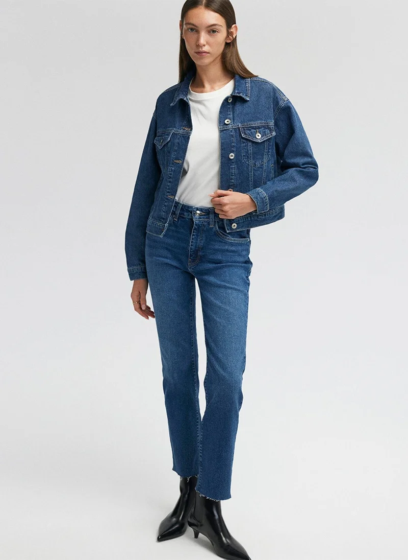 MAVI Viola Dark Brushed Mavi Premium Jean Pants
