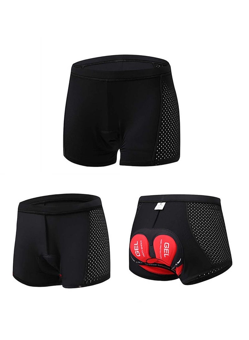 SYOSI Men's Cycling Underwear Soft, KASTWAVE Bike Bicycle Undershorts, Upgrade Ergonomic Lightweight Men's 3D Padded Cycling Underwear Shorts, Mesh Gel Padded Cycling Underwear Undershorts - Image 1