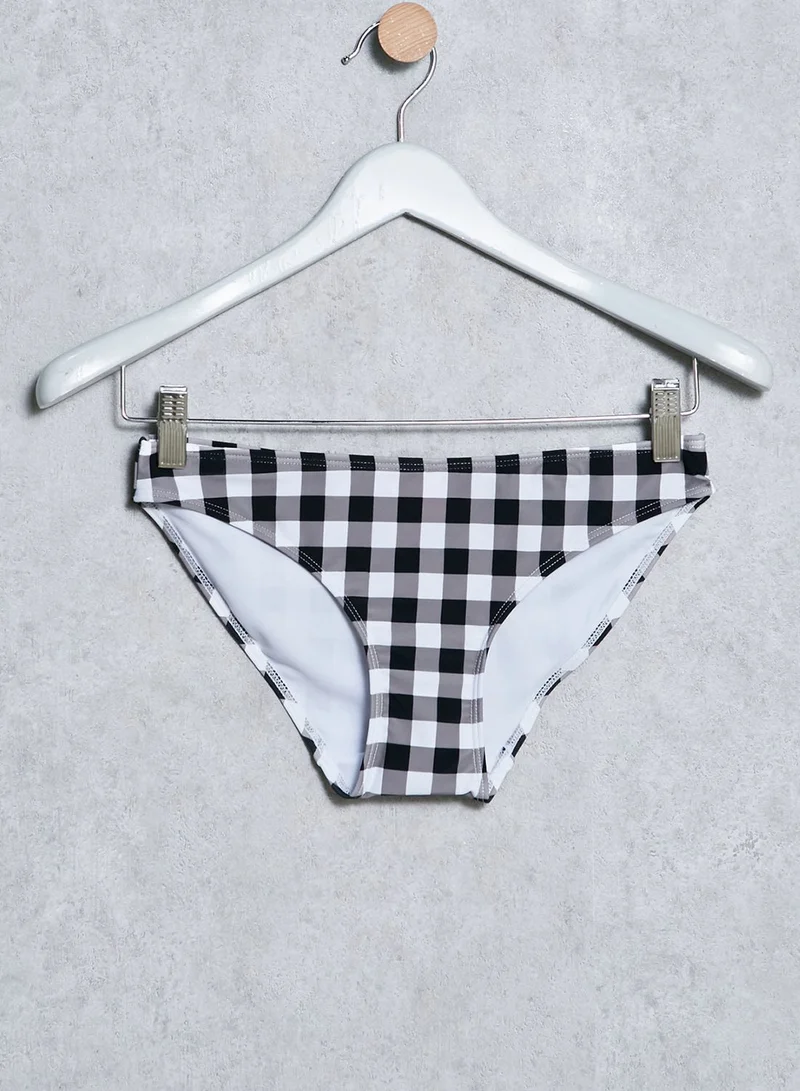 Lazy Oaf Gingham Cat Bikini Bottom