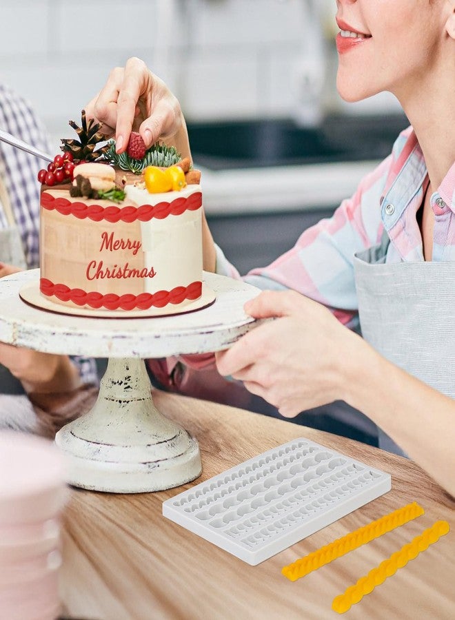 Beasea قالب حبل سيليكون من بيسيا، قالب واحد من السيليكون لتزيين عجينة الفطائر بسلسلة دانتيل لتزيين الكيك والمعجنات والفطائر وتزيين الشوكولاتة - Image 5