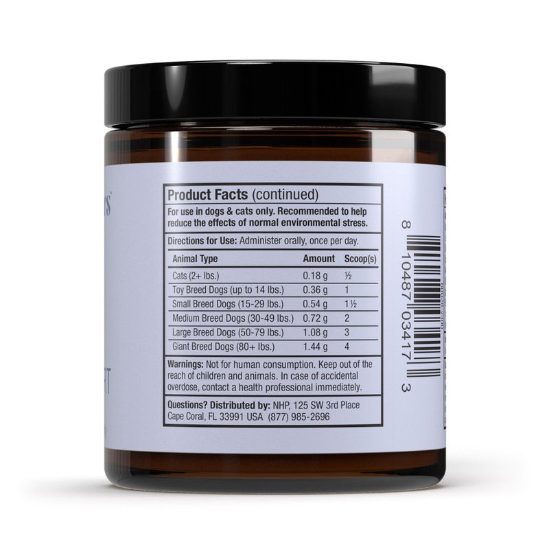 Dr. Mercola Bark & Whiskers Stress Support for Dogs & Cats, 1.29 Oz. (36.8 g), 5 Adaptogenic Herbs, Promotes Calmness, Veterinarian Formulated, Non-GMO, Dr. Mercola - Image 3